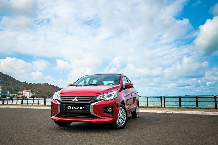 Dòng xe sedan Mitsubishi Attrage 2020, nổi bật với sự tiết kiệm nhiên liệu