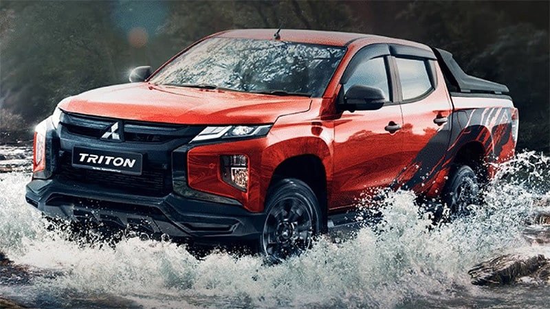 Mitsubishi Triton vận hành linh hoạt trên địa hình khó