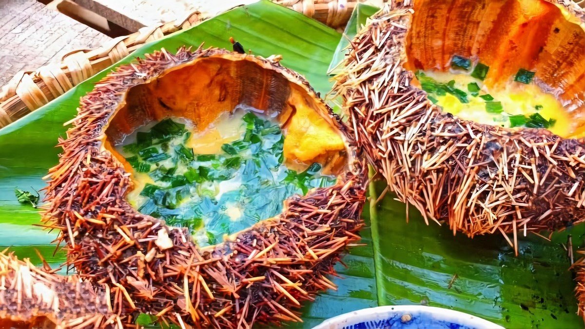 Món nhum biển nướng mỡ hành thơm lừng, đặc sản không thể bỏ lỡ khi du lịch Cù Lao Xanh
