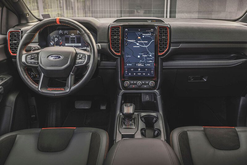Nội thất sang trọng của Ford Ranger Raptor