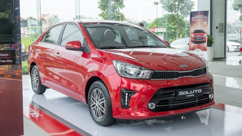 Thiết kế ngoại thất năng động của Kia Soluto