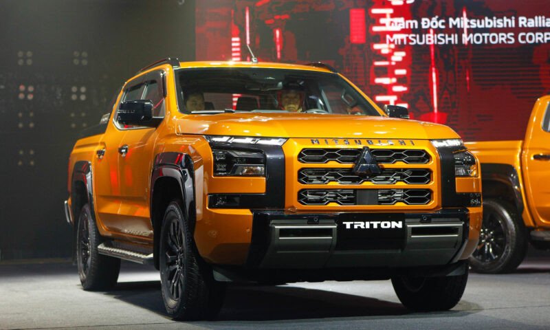 Xe bán tải Mitsubishi Triton 2025 mạnh mẽ