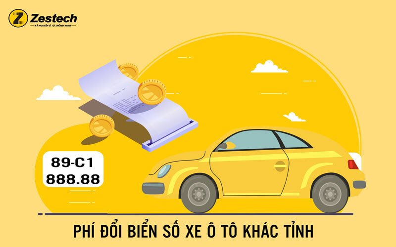 Bảng lệ phí đổi biển số xe ô tô theo từng khu vực