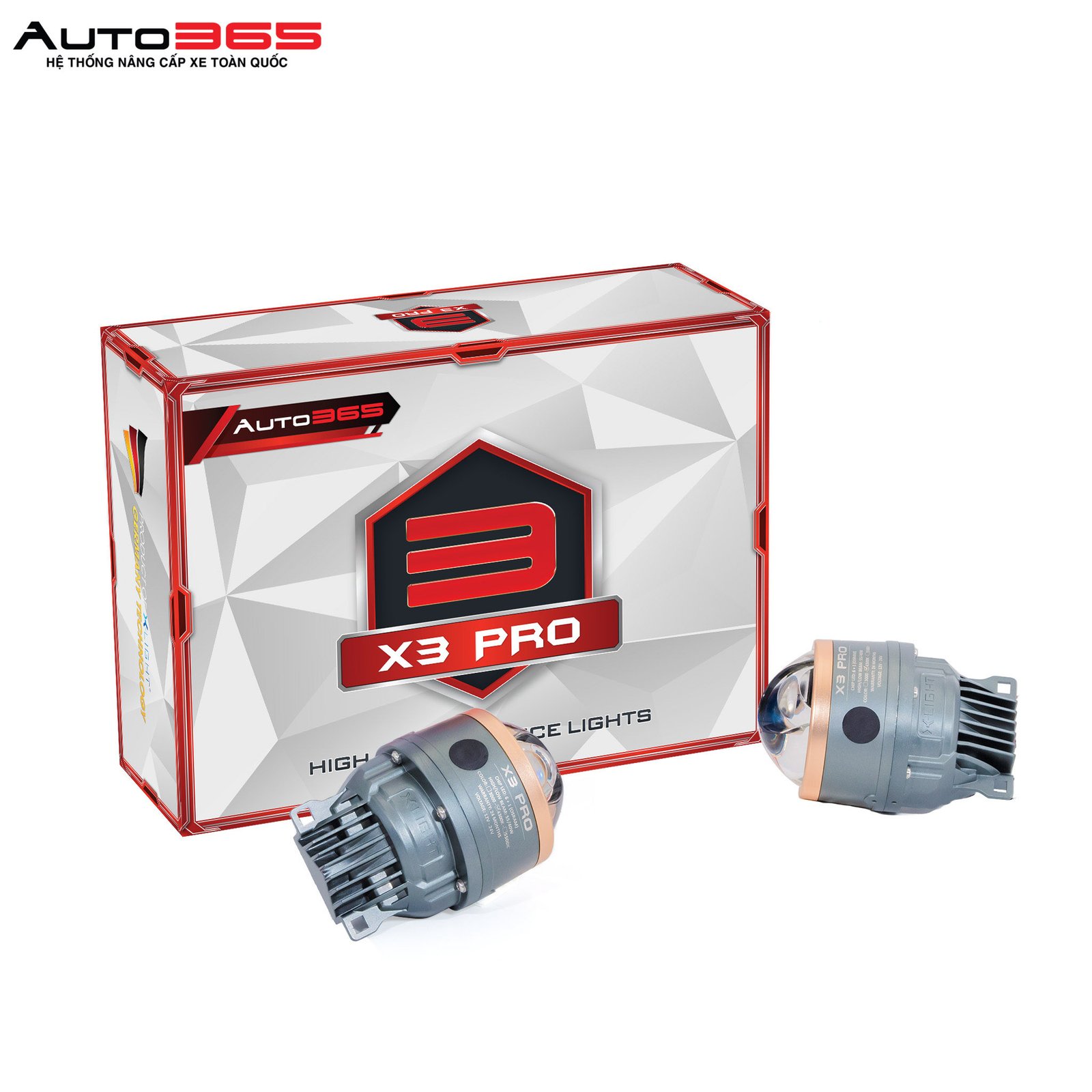 Bi gầm X-Light X3 Pro tăng cường ánh sáng cho xe tải