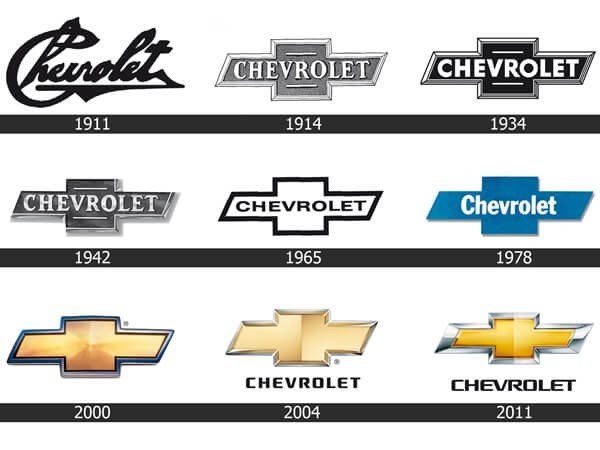 Biểu tượng nơ bướm của logo Chevrolet