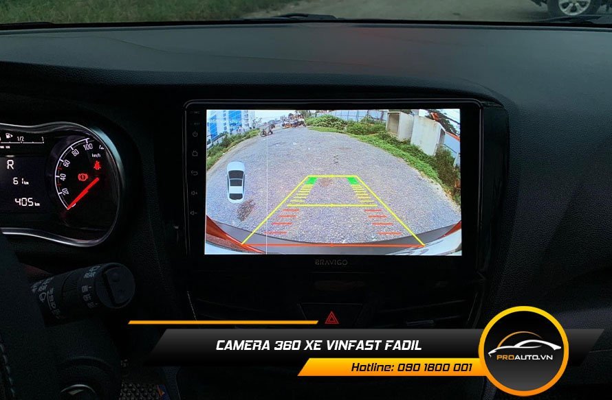 Camera 360 xe Vinfast Fadil hỗ trợ lái xe an toàn