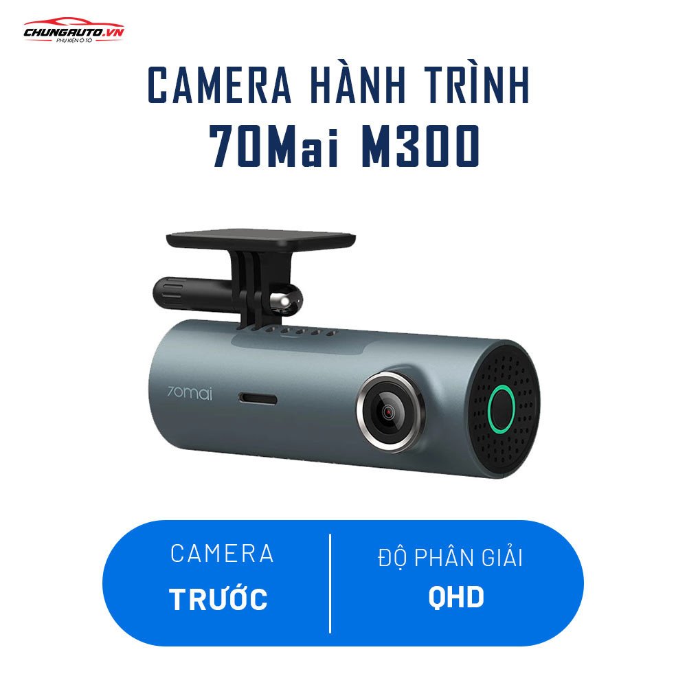 Camera hành trình 70Mai M300 với thiết kế nhỏ gọn, hiện đại trên xe
