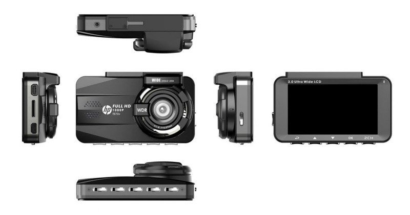 Camera hành trình cao cấp HP F870X - RC3 tích hợp GPS, cảm biến va chạm G-sensor và Wi-Fi