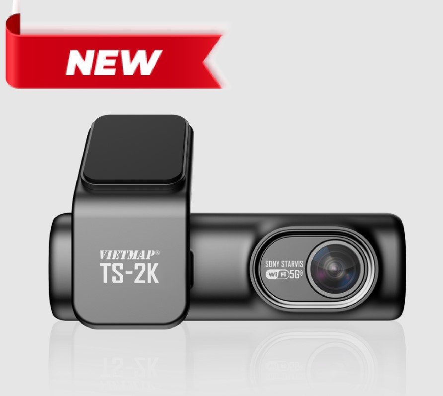 Camera hành trình VIETMAP TS-2K nhỏ gọn, chuyên dụng để ghi hình ban đêm với chất lượng cao.