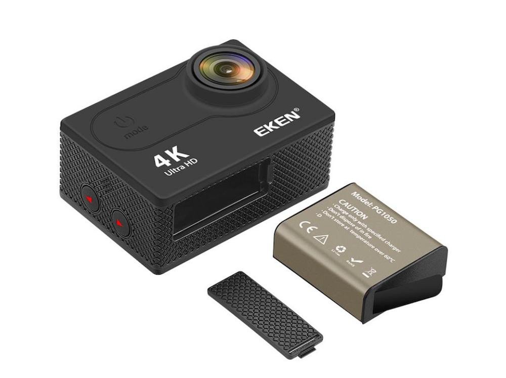 Camera hành trình xe máy EKEN H9R với thiết kế mini tiện lợi