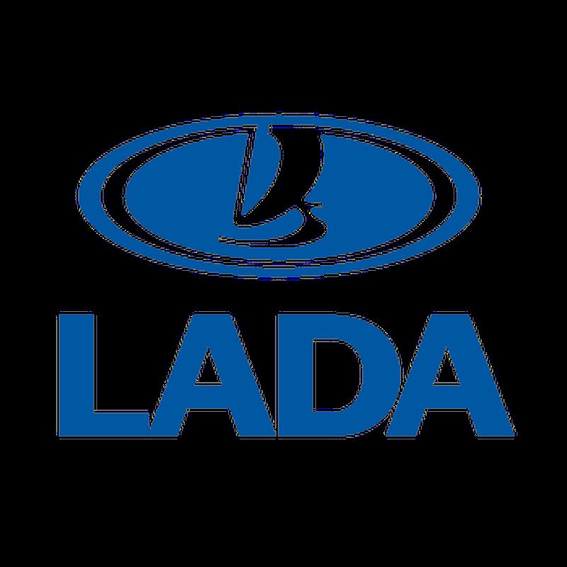 Con tàu Viking trên nền xanh của logo Lada