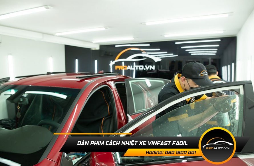 Dán phim cách nhiệt xe Vinfast Fadil chống nóng hiệu quả
