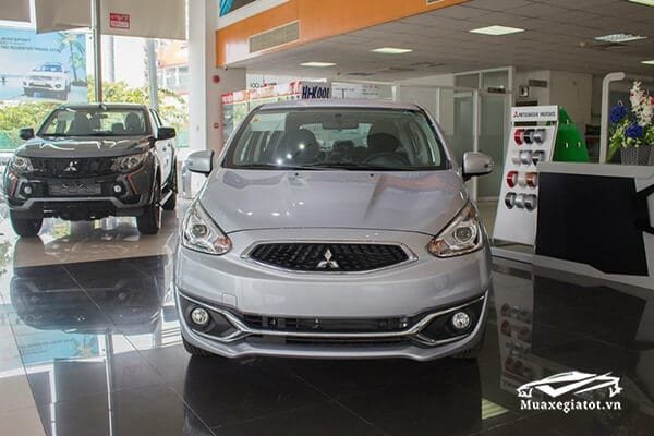 Đầu xe Mitsubishi Mirage 2022 thiết kế năng động