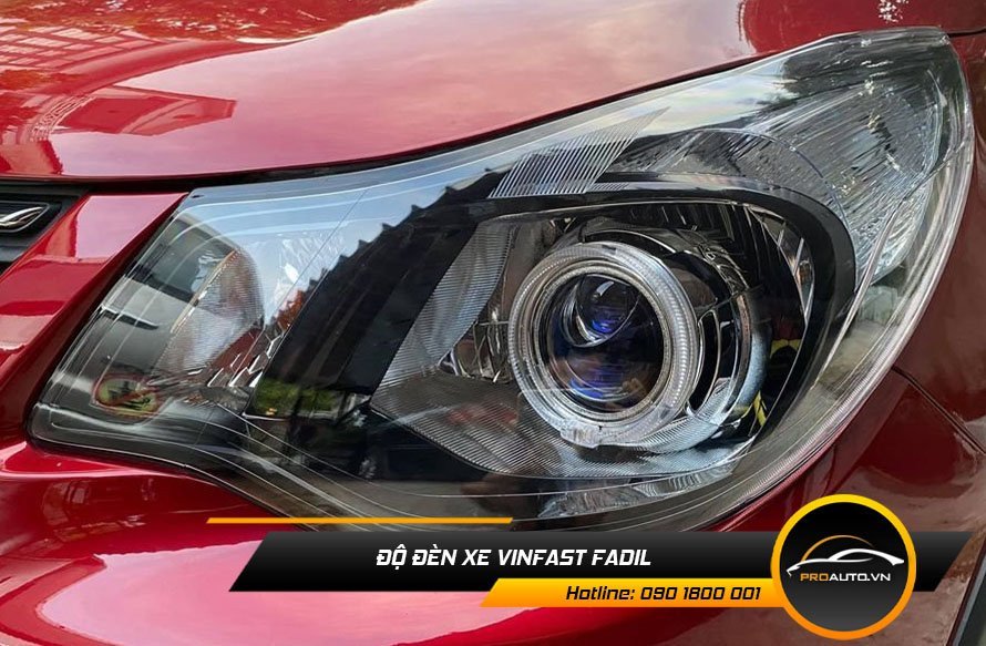 Độ đèn xe Vinfast Fadil tăng cường ánh sáng và thẩm mỹ