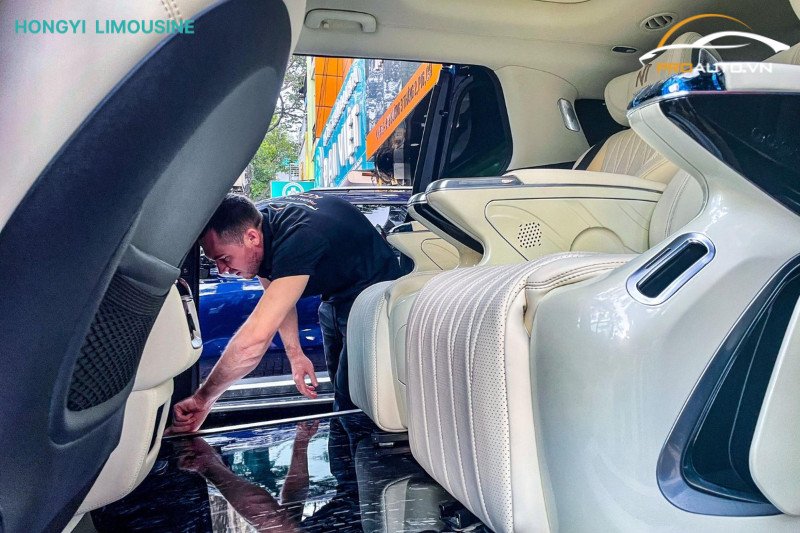 Đội ngũ kỹ thuật viên chuyên độ ghế Limousine ô tô