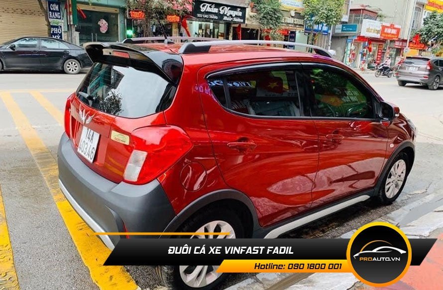 Đuôi cá thể thao cho xe Vinfast Fadil nâng tầm thẩm mỹ