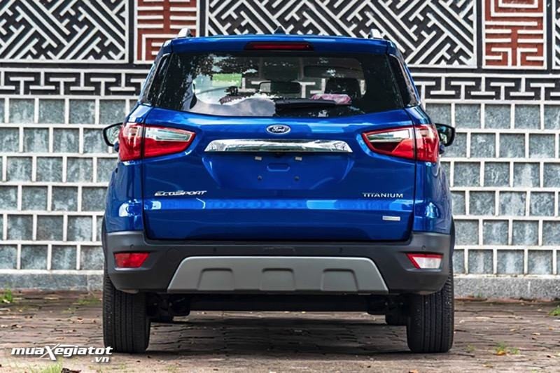 Đuôi xe Ford EcoSport thế hệ mới không có lốp dự phòng phía sau