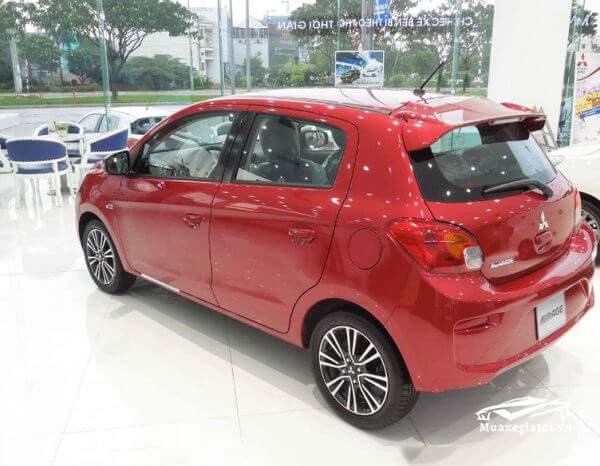 Đuôi xe Mitsubishi Mirage 2022 cá tính