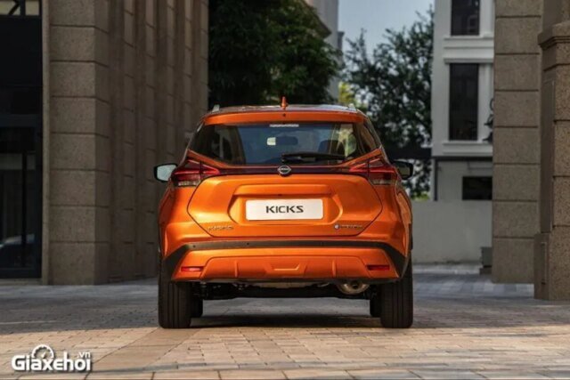 Đuôi xe Nissan Kicks 2023 với đèn hậu LED độc đáo
