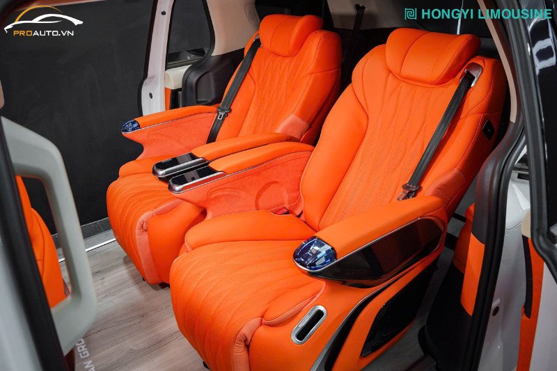 Ghế Limousine Hongyi Crystal 2.0 Plus, nâng cấp tầm trung