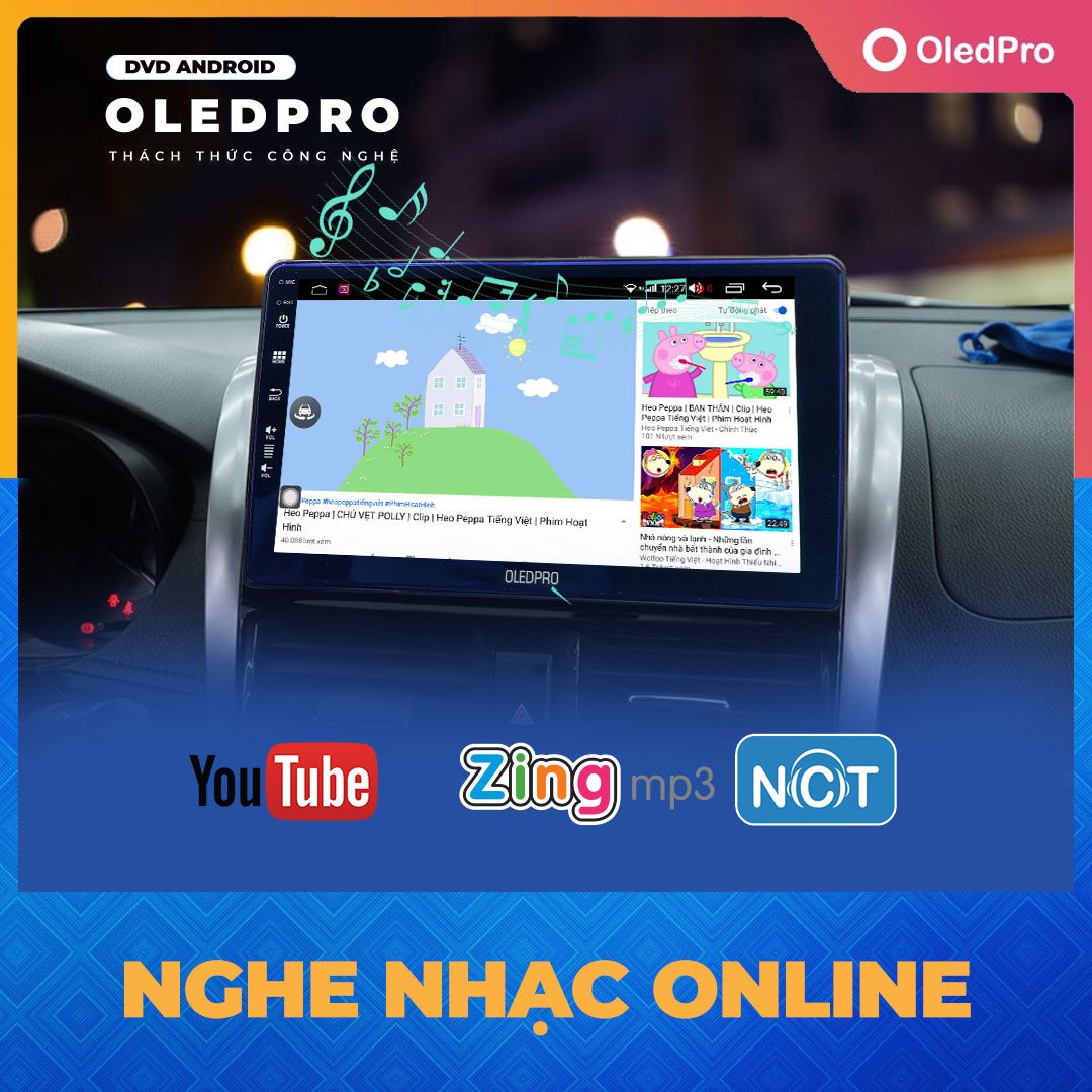 Giải trí trên màn hình DVD OledPro X4 New