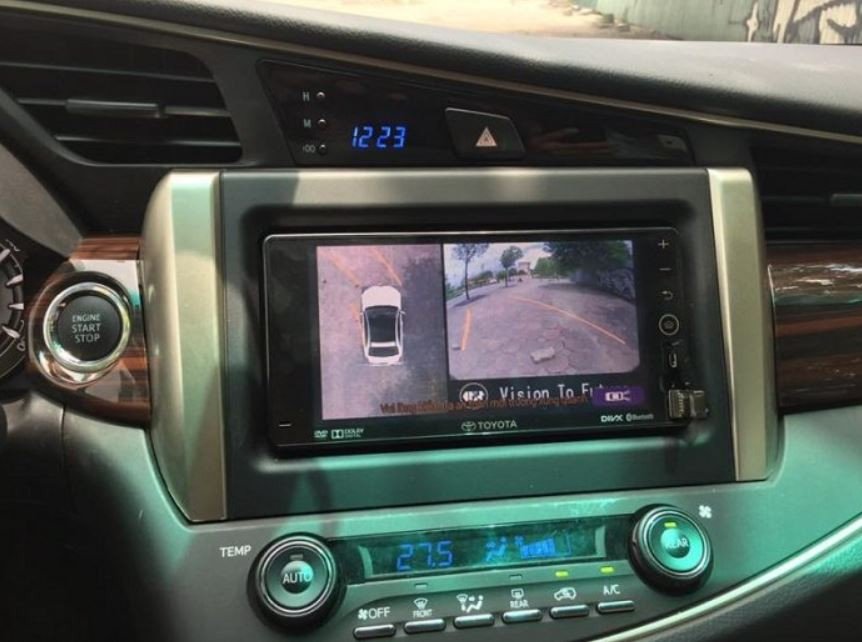 Giao diện màn hình hiển thị tính năng camera 360 độ