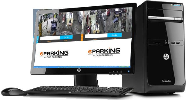 Giao diện phần mềm quản lý xe thông minh trên máy tính