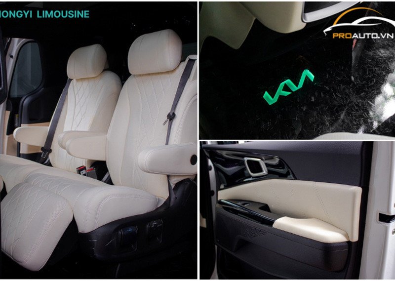 Gói độ Limousine nâng cao với ghế VIP và sàn cao cấp