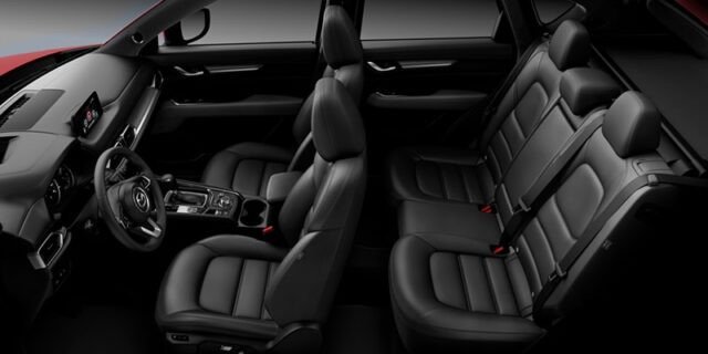 Hàng ghế sau rộng rãi và thoải mái trên Mazda CX-5 2023