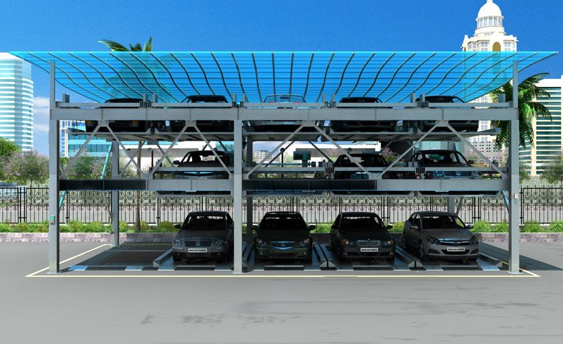 Hệ thống bãi đỗ xe thông minh kiểu xếp hình