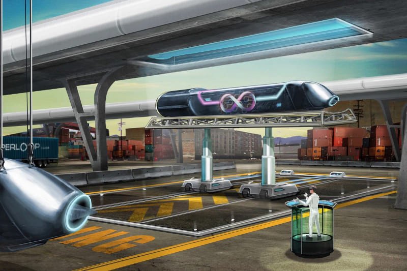 Hệ thống vận chuyển Hyperloop mô tả nguyên lý hoạt động điện từ