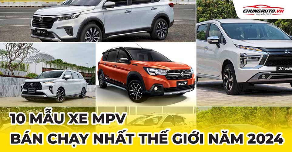 Hình ảnh tổng hợp các mẫu xe MPV bán chạy nhất thế giới, minh họa cho thị trường xe đa dụng