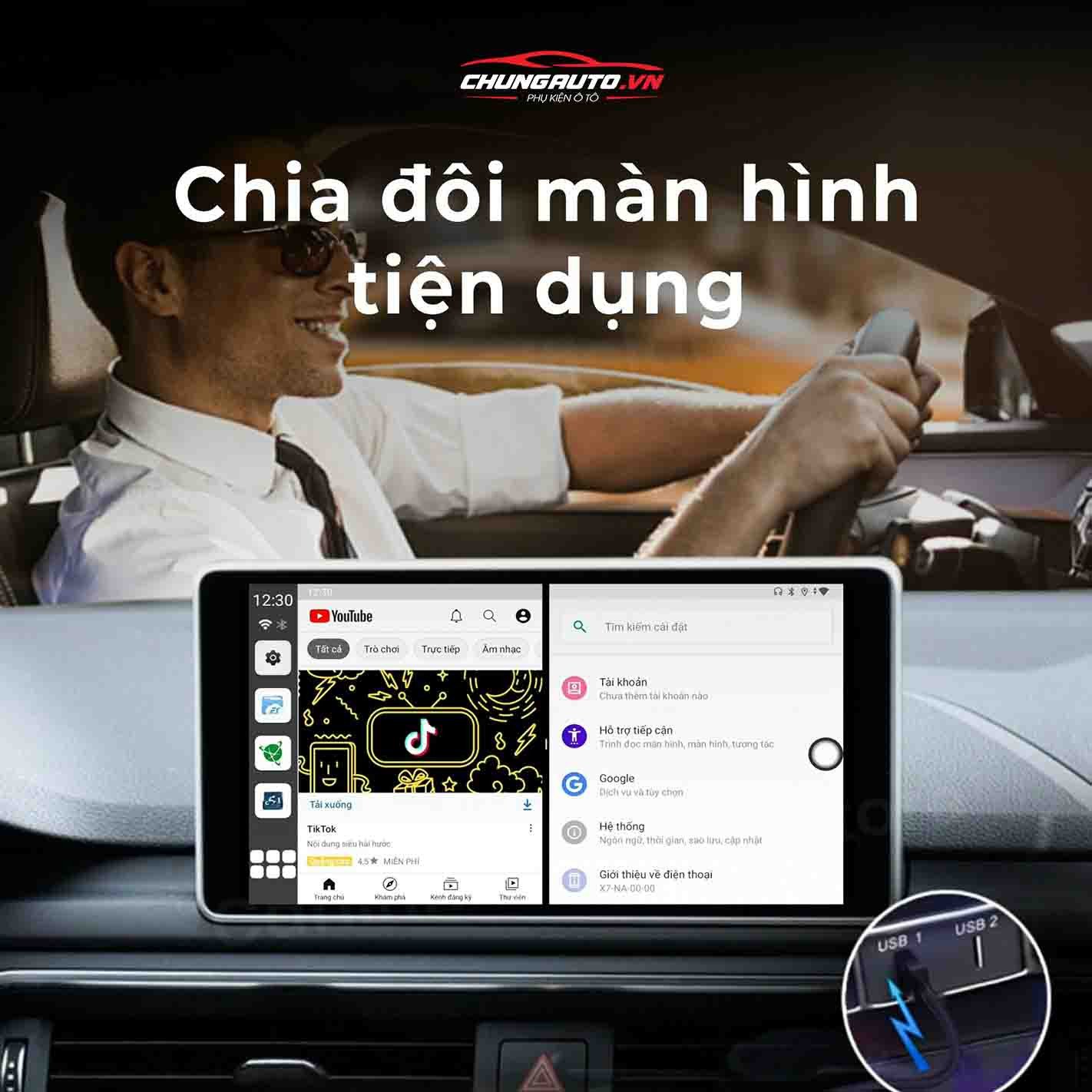Khả năng chia đôi màn hình và chạy đa nhiệm của Android Box OledPro X5