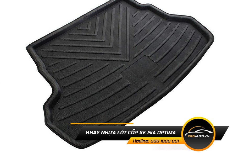 Khay nhựa lót cốp xe Mitsubishi Xpander, bảo vệ khoang hành lý sạch sẽ