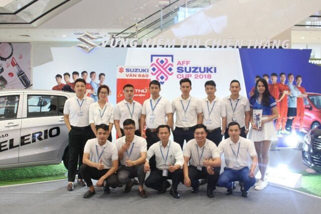 Khu vực xưởng dịch vụ sửa chữa và bảo dưỡng xe tại Suzuki Vân Đạo