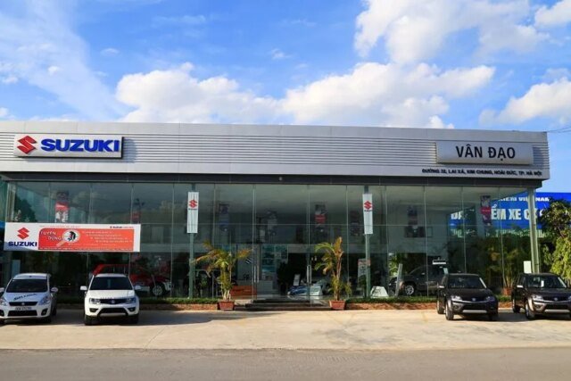 Mặt tiền đại lý Suzuki Vân Đạo chính hãng tại Hà Nội, Thái Nguyên