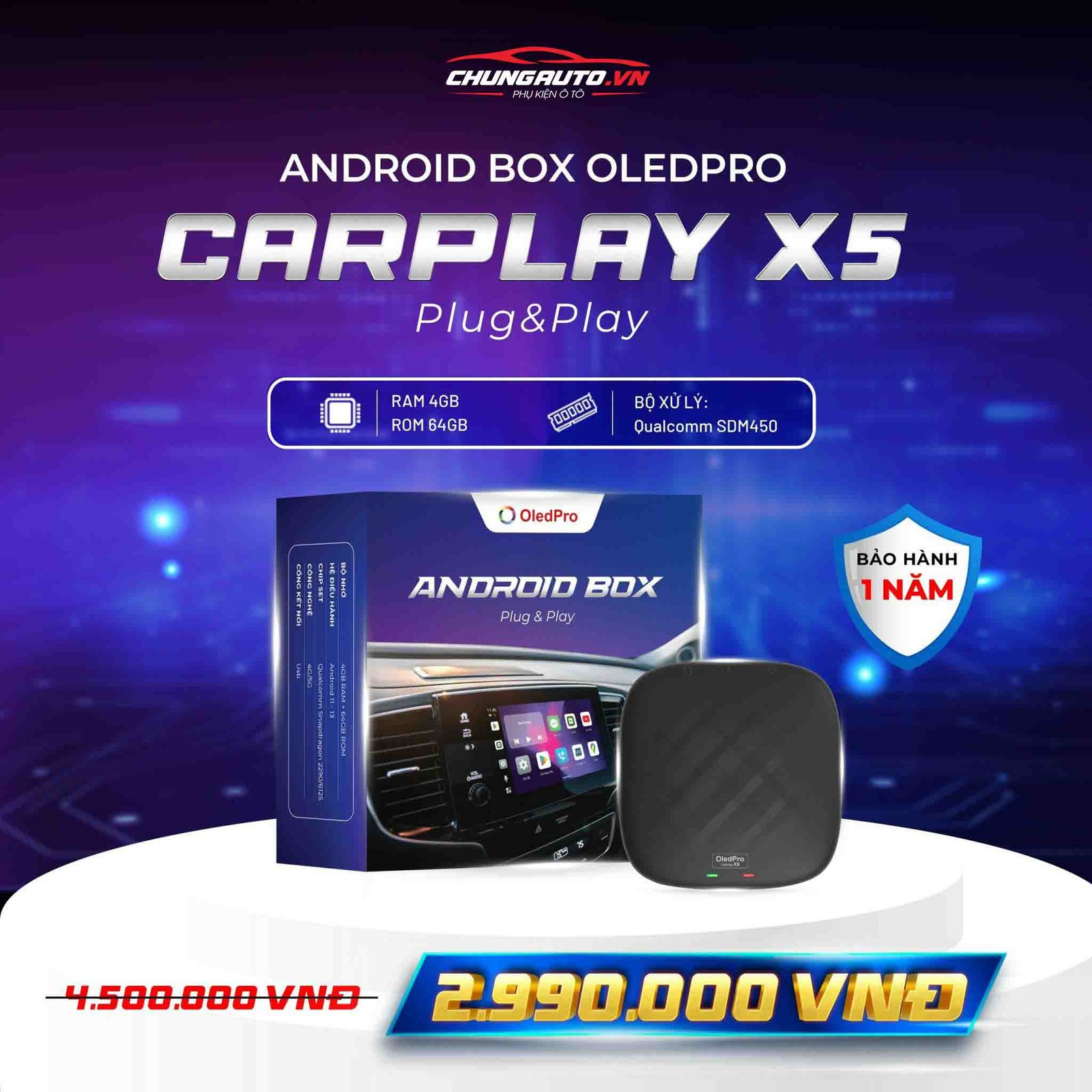 Mức giá hấp dẫn của Android Box OledPro X5 trên thị trường
