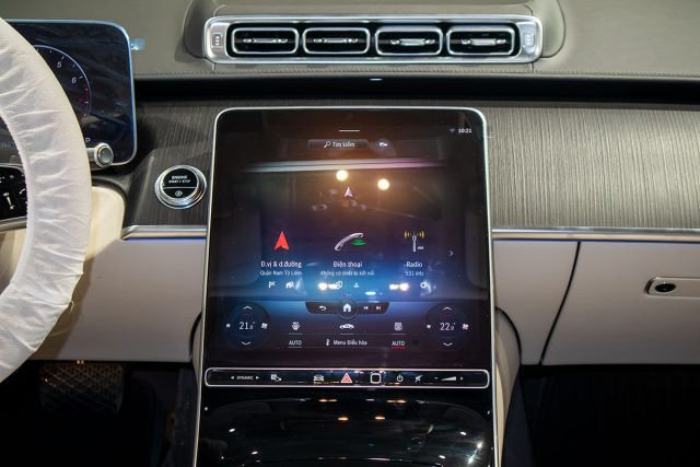 Nội thất Mercedes-Benz S450 2022 sang trọng