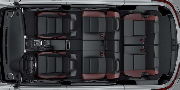 Nội thất Toyota Fortuner Legender với không gian sang trọng