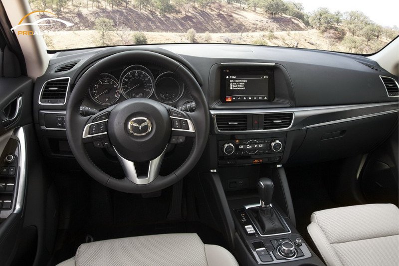 Nội thất xe Mazda CX5 sáng bóng sau khi dán phim PPF bảo vệ