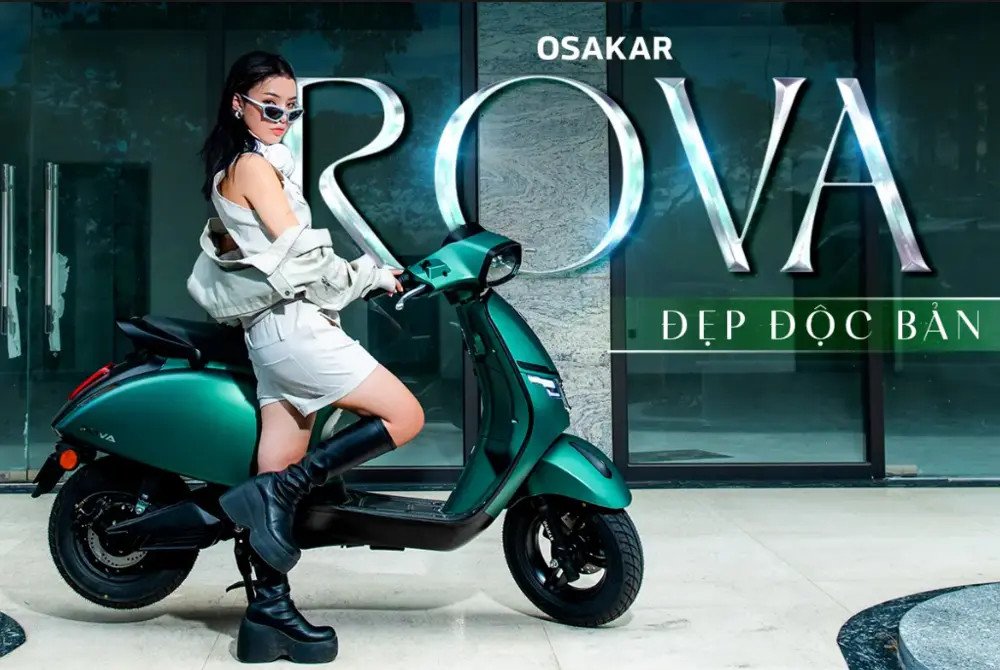 OSAKAR Rova vận hành mạnh mẽ lựa chọn màu sắc phong phú cá tính