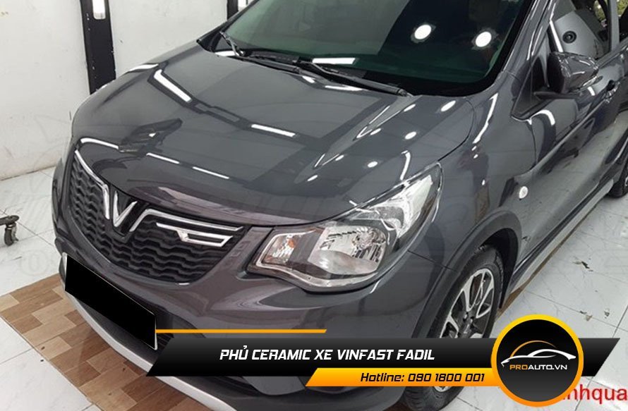 Phủ Ceramic xe Vinfast Fadil giữ màu sơn bóng đẹp