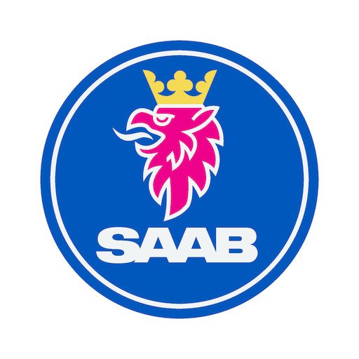 Quái vật sư tử đầu chim trên logo Saab