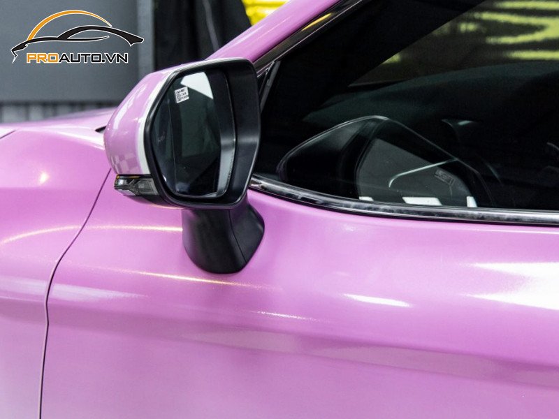 Quy trình dán wrap đổi màu cho xe Toyota Vios