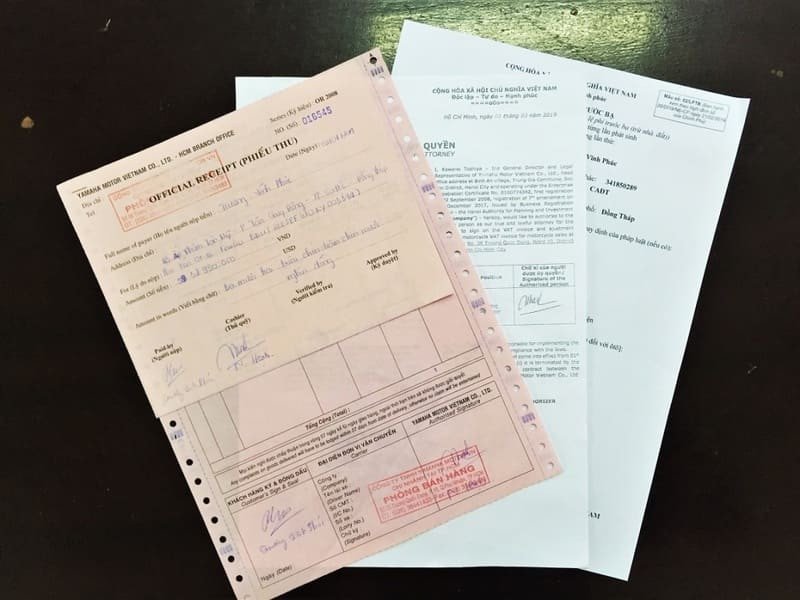 Rút hồ sơ gốc xe máy cũ để sang tên đổi chủ