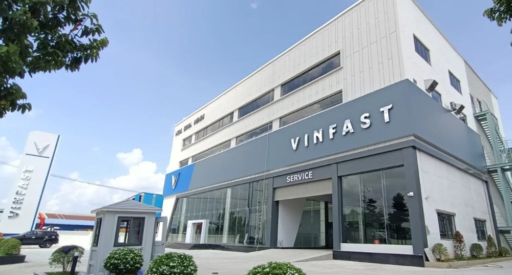 Showroom VinFast Bình Phước từ bên ngoài