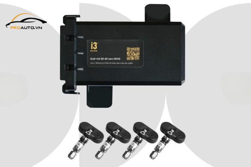 Sơ đồ cấu tạo chi tiết của bộ cảm biến áp suất lốp ICAR Ellisafe.