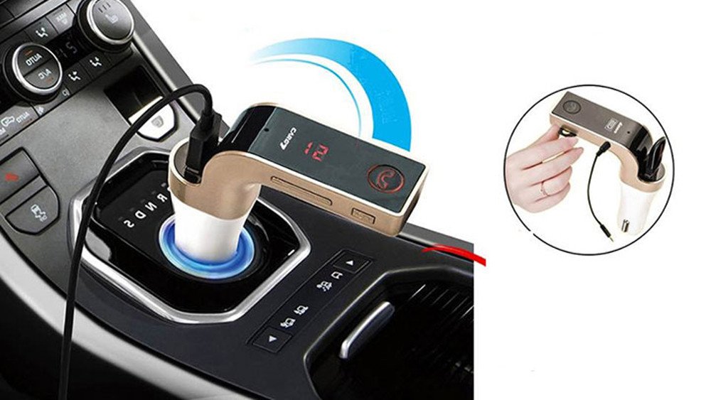 Tẩu nghe nhạc Bluetooth xe hơi Car G7 chống ồn CVC
