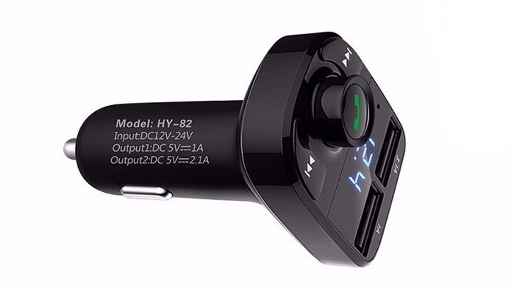 Tẩu nghe nhạc Bluetooth xe hơi HY82 đa chức năng