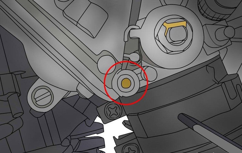 Thao tác điều chỉnh vít gió và vít xăng trên bộ chế hòa khí để chỉnh garanti ô tô